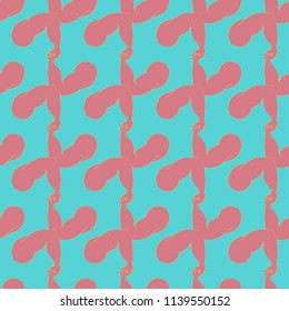 Flex arm bodybuilder with big muscles seamless pattern.