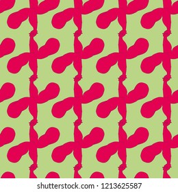 Flex arm bodybuilder with big muscles seamless pattern.