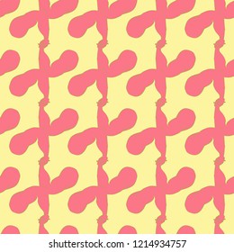Flex arm bodybuilder with big muscles seamless pattern.