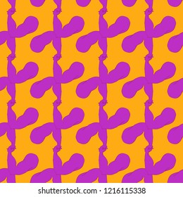 Flex arm bodybuilder with big muscles seamless pattern.