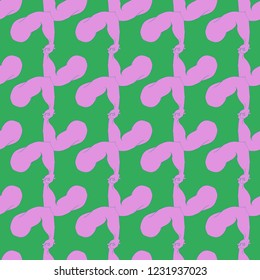 Flex arm bodybuilder with big muscles seamless pattern.