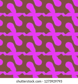 Flex arm bodybuilder with big muscles seamless pattern.