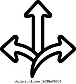 flexibility arrows choice choose decision opportunities selection direction 10274