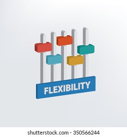 Flexibility design,three dimension,vector