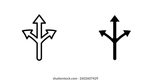 Flexibility flat Icons in line outline and flat solid style on white background