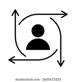 Flexibility Icon Element for Design