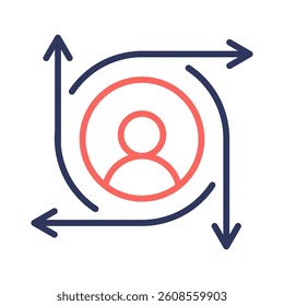 Flexibility Icon Element for Design