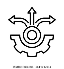 Flexibility Icon Element for Design