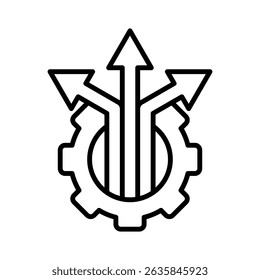 Flexibility Icon Element For Design