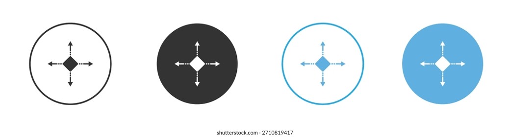 Flexibility icon. Graphic icon design template
