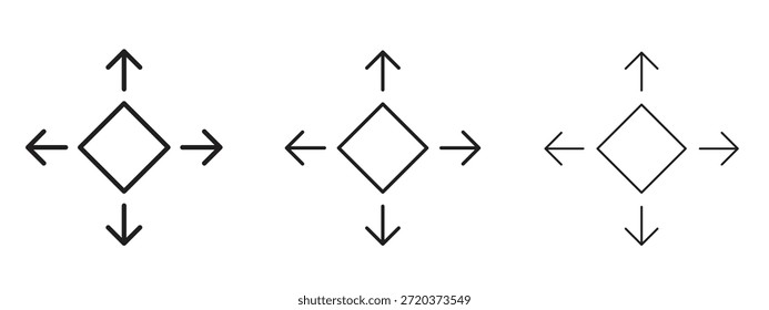 Ícone Flexibilidade. Ilustração de vetor de estilo minimalismo desenhado à mão