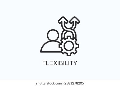Flexibility Icon Or Logo Isolated Illustration