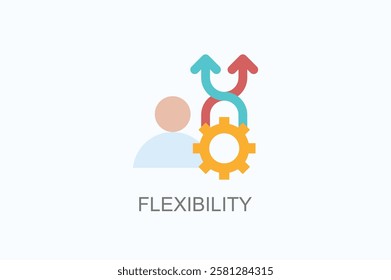 Flexibility Icon Or Logo Isolated Illustration