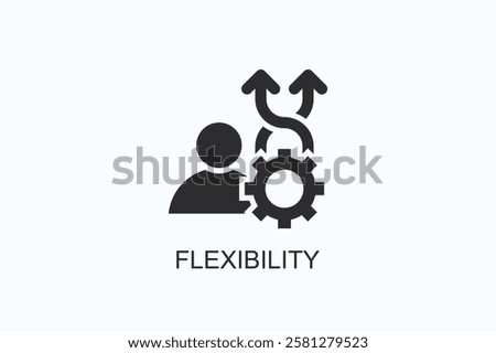 Flexibility Icon Or Logo Isolated Illustration