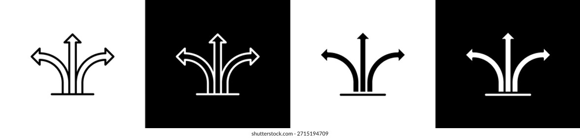 Conjunto de iconos de flexibilidad en línea y estilo de glifo sobre fondo blanco y negro