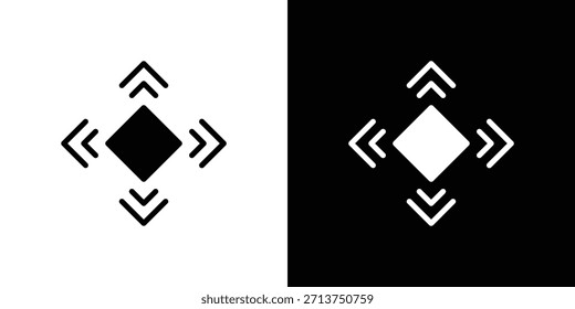 Icono de flexibilidad. Ilustración vectorial. Silueta en color negro