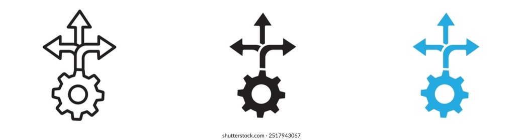 Flexibility icon vector set illustration