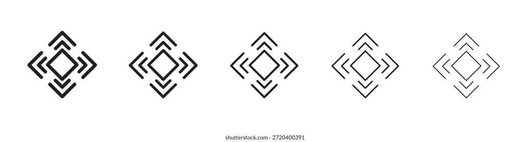Vetor de ícone de flexibilidade, Símbolo, ilustrações de logotipo