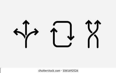 flexibility icons. concept vector illustration, black and white symbol.