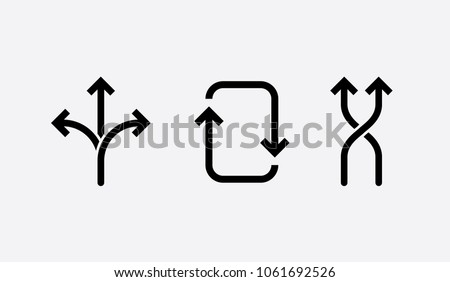 flexibility icons. concept vector illustration, black and white symbol.