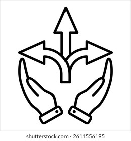Flexibility Line Icon Vector Illustration