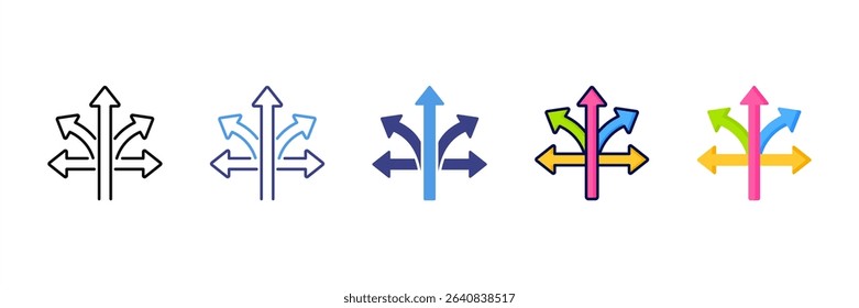 Flexibility Multi Style Icon Set