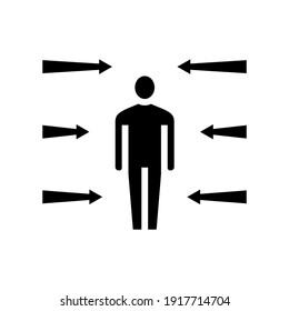 flexibility soft skill glyph icon vector. flexibility soft skill sign. isolated contour symbol black illustration