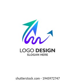 Flexible Arrow Logo Design For Business