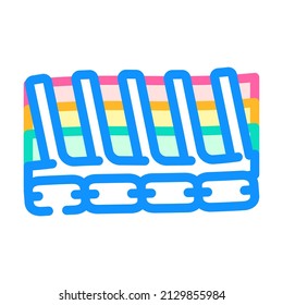 flexible cables color icon vector. flexible cables sign. isolated symbol illustration