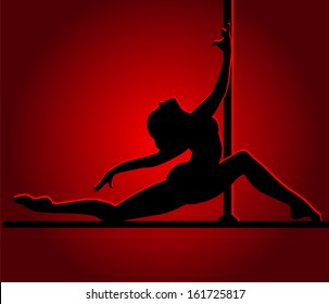 Flexible dancing girl