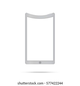 Flexible display smartphone. Mobile technology.