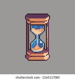 Flexible Editable vector Hourglass pixel art for game development, graphic design, website assets and more.
