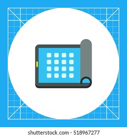 Flexible Electronic Visual Display Icon