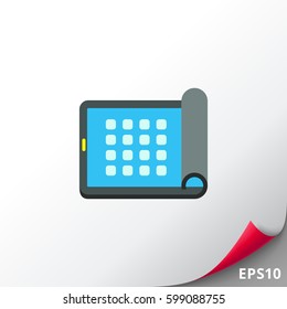 Flexible Electronic Visual Display Icon