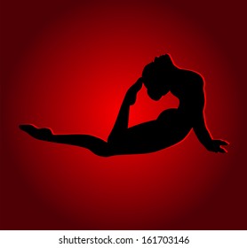 Flexible girl