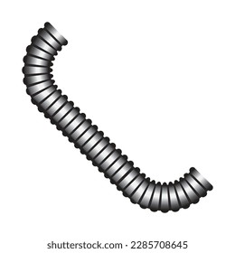 diseño de símbolo de la ilustración del vector de la manguera flexible