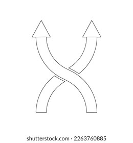 Flexible Icon. Flexibility Symbol.vector illustration design