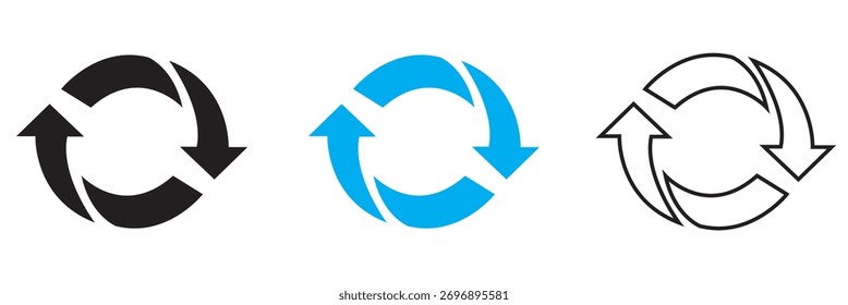 Icono flexible.  Aislado sobre fondo blanco. Ilustración vectorial