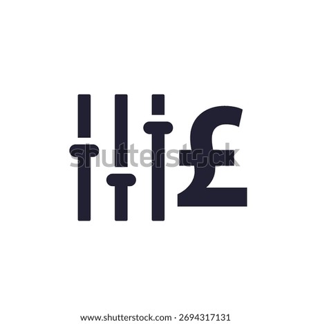 flexible price icon with pound