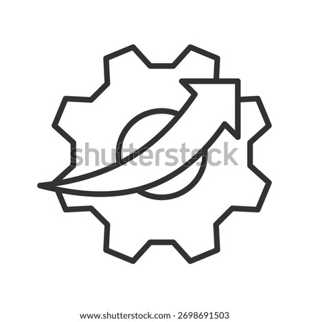Flexible schedule icon in line design. flexible schedule, hybrid work, balance, productivity, teamwork, time management, planning on white background vector. Flexible schedule editable stroke icon