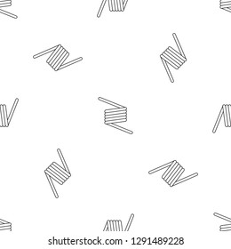 Flexible spring cable pattern seamless vector repeat geometric for any web design