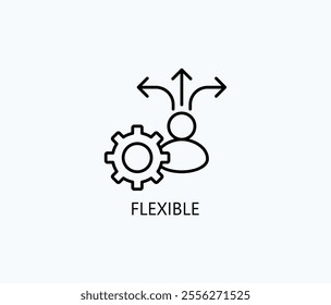 Flexible Vector, Icon Or Logo Sign Symbol Illustration