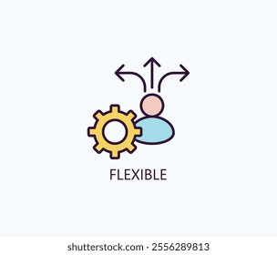 Flexible Vector, Icon Or Logo Sign Symbol Illustration