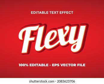 
FLEXY 3D EDITABLE TEXT EFFECT