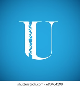 Flexy character from a typeset, vector illustration