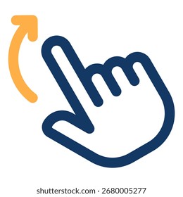 Flick icon symbol. Vector illustration.