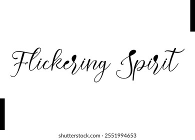 Flickering Spirit text christmas holiday quotes istalist typography 