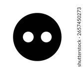 Flickr Photo Sharing Platform Fill Icon