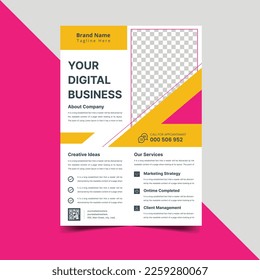 Plantilla de diseño de volante en A4. La forma creativa puede ser 
Adaptarse Al Folleto, Plantilla De Vectores, Informe Anual,
Revista, Presentación Empresarial, Afiche, Diseño De Folleto Mínimo, Volante, Cartel.
