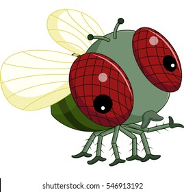 Flies cartoon